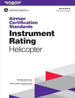 Couverture_Airman Certification Standards: Instrument Rating - Helicopter (2025)
