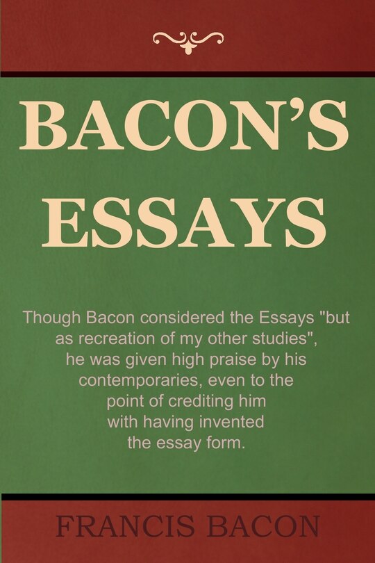 Front cover_Bacon's Essays