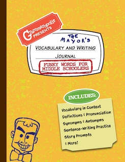 Front cover_Funky Words For Middle Schoolers Vocabulary And Writing Journal