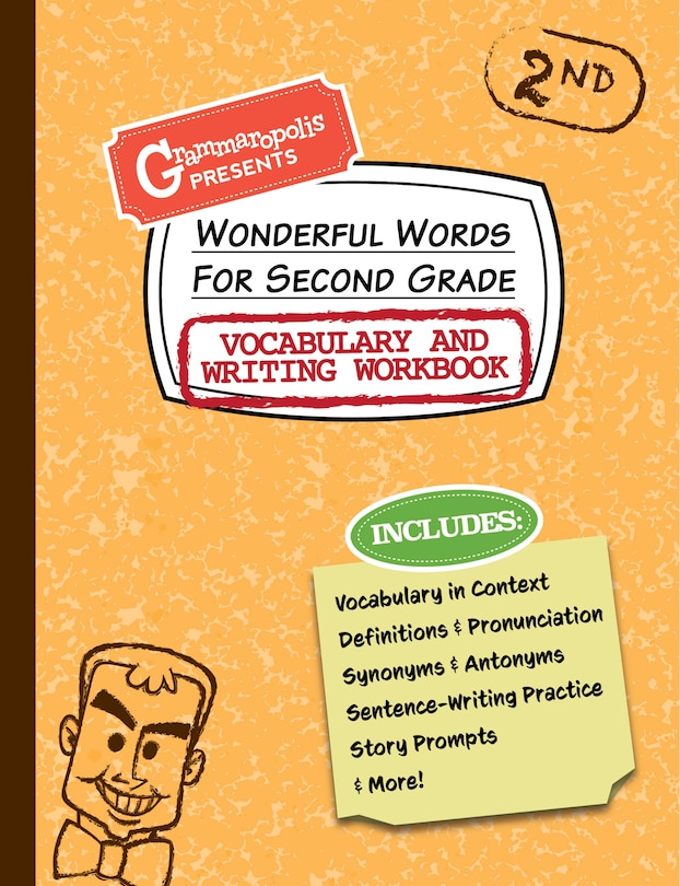 Front cover_Wonderful Words For Second Grade Vocabulary And Writing Workbook