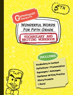 Front cover_Wonderful Words For Fifth Grade Vocabulary And Writing Workbook