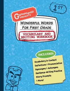 Front cover_Wonderful Words For First Grade Vocabulary And Writing Workbook