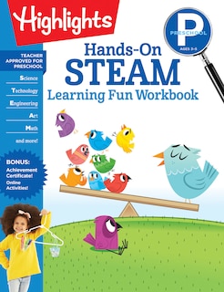 Front cover_Preschool Hands-on Steam Learning Fun Workbook