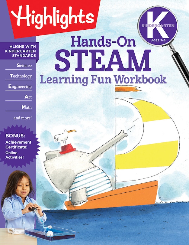 Front cover_Kindergarten Hands-on Steam Learning Fun Workbook