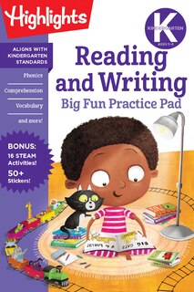 Front cover_Kindergarten Reading And Writing Big Fun Practice Pad