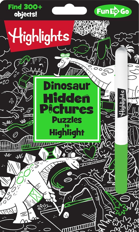 Front cover_Dinosaur Hidden Pictures Puzzles To Highlight