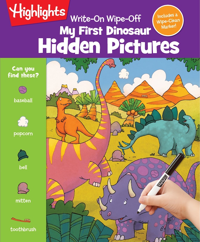 Couverture_Write-on Wipe-off My First Dinosaur Hidden Pictures