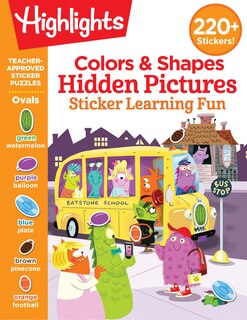 Couverture_Colors & Shapes Hidden Pictures Sticker Learning Fun