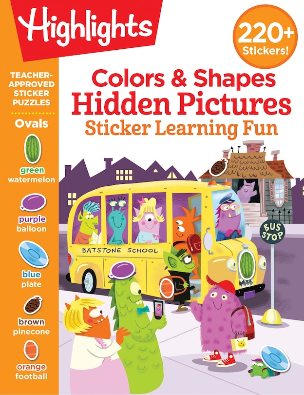 Couverture_Colors & Shapes Hidden Pictures Sticker Learning Fun