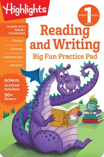 Front cover_First Grade Reading And Writing Big Fun Practice Pad