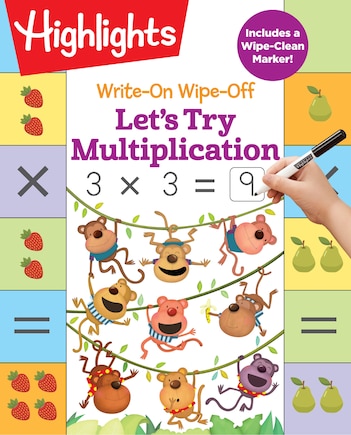 Write-on Wipe-off Let's Try Multiplication