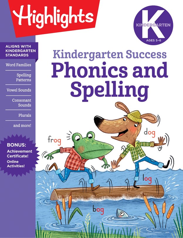 Kindergarten Phonics And Spelling Learning Fun Workbook