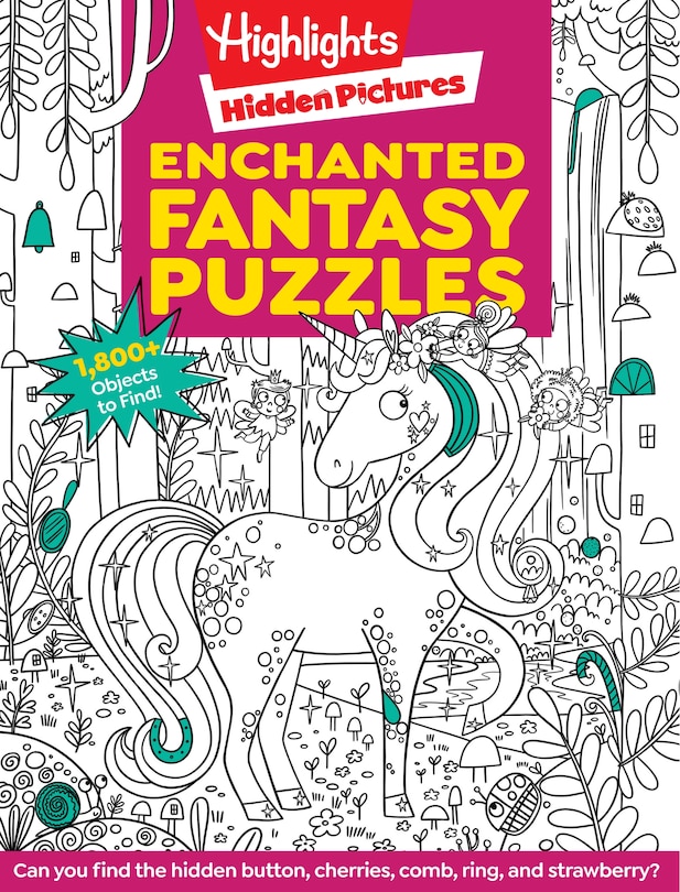Front cover_Enchanted Fantasy Puzzles