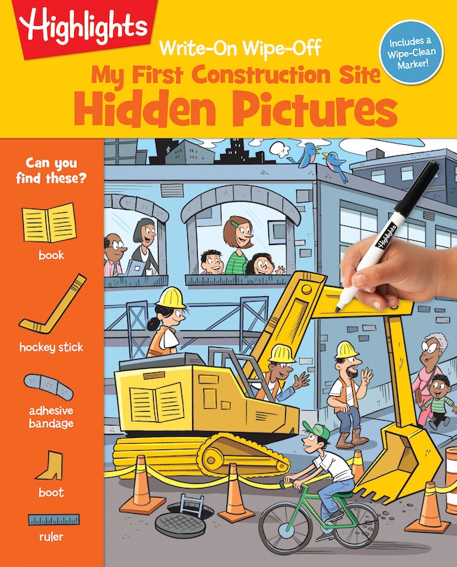 Couverture_Write-on Wipe-off My First Construction Site