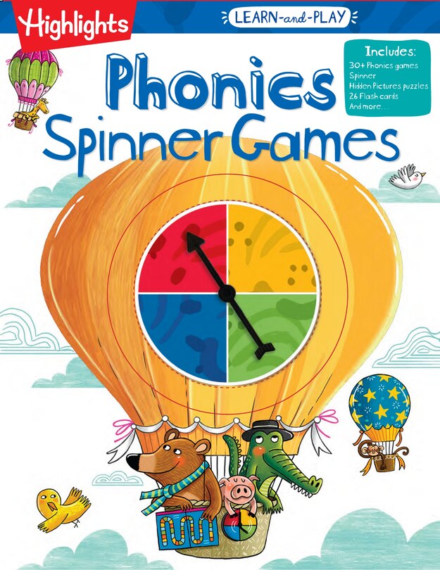 Front cover_Highlights Learn-and-play Phonics Spinner Games
