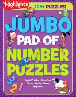Front cover_Jumbo Pad Of Number Puzzles