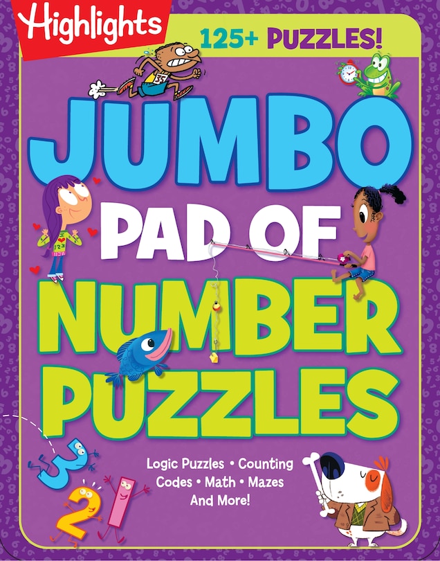 Front cover_Jumbo Pad Of Number Puzzles