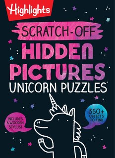 Front cover_Scratch-Off Hidden Pictures Unicorn Puzzles