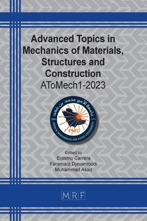 Front cover_Advanced Topics in Mechanics of Materials, Structures and Construction