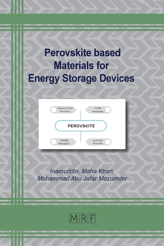 Couverture_Perovskite based Materials for Energy Storage Devices