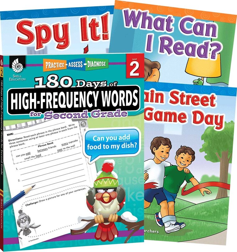 Front cover_Learn-At-Home: High-Frequency Words Bundle Grade 2: 4-Book Set