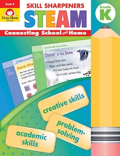 Front cover_Skill Sharpeners: STEAM, Kindergarten Workbook