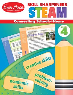 Front cover_Skill Sharpeners: STEAM, Grade 4 Workbook