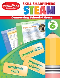 Front cover_Skill Sharpeners: STEAM, Grade 6 Workbook