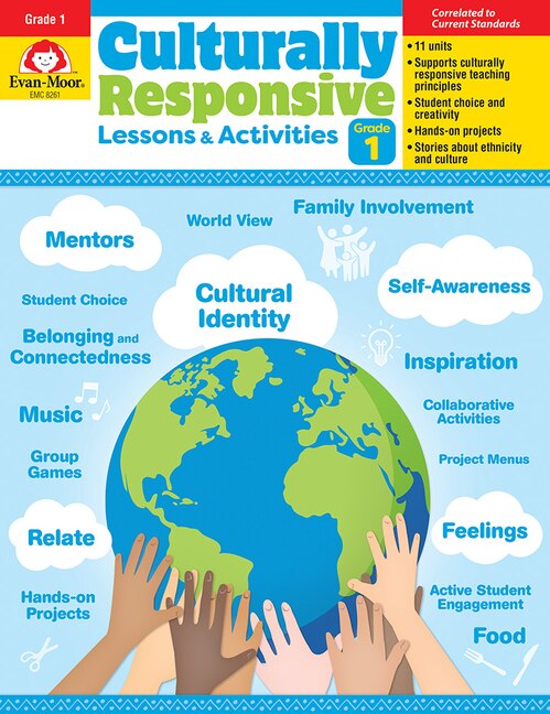 Front cover_Culturally Responsive Lessons & Activities, Grade 1 Teacher Resource