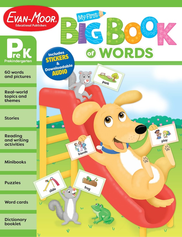 Front cover_My First Big Book of Words, Grade PreK Workbook