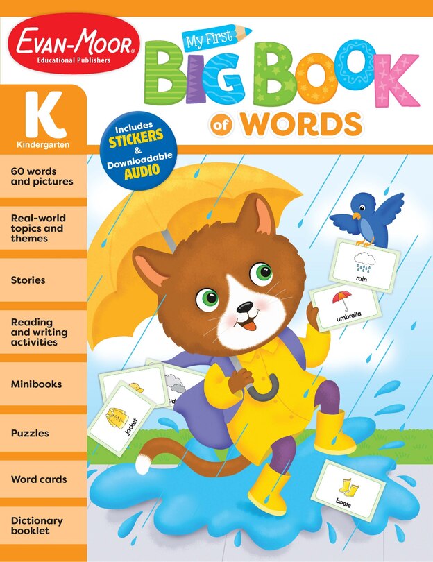 Front cover_My First Big Book of Words, Grade K Workbook
