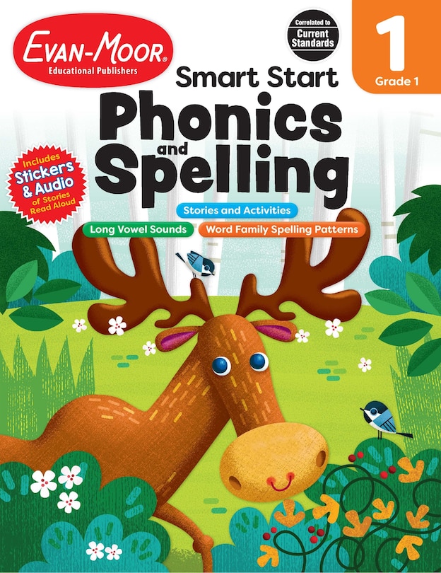 Front cover_Smart Start: Phonics and Spelling, Grade 1 Workbook