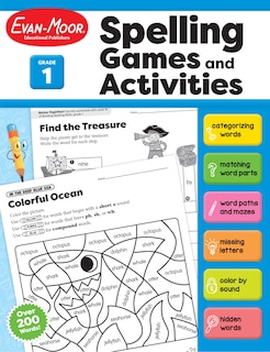 Front cover_Spelling Games and Activities, Grade 1 Teacher Resource
