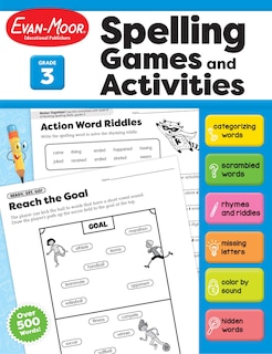 Front cover_Spelling Games and Activities, Grade 3 Teacher Resource