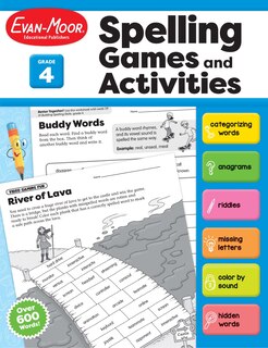 Front cover_Spelling Games and Activities, Grade 4 Teacher Resource