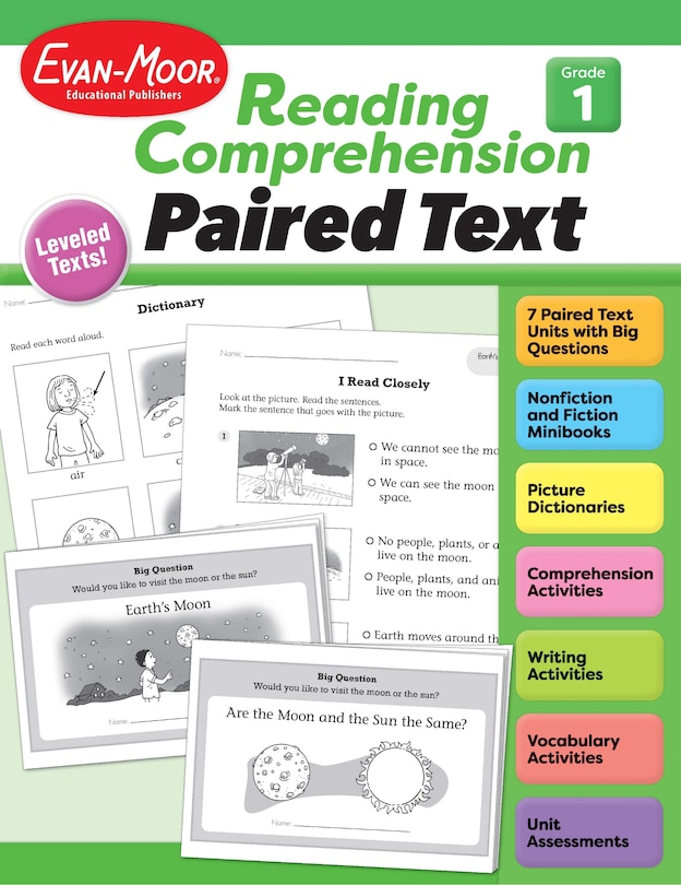 Front cover_Reading Comprehension: Paired Text, Grade 1 Teacher Resource