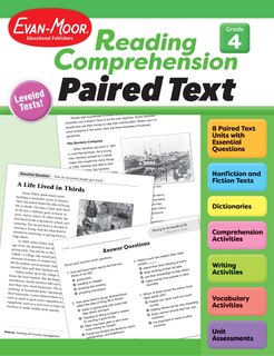 Front cover_Reading Comprehension: Paired Text, Grade 4 Teacher Resource