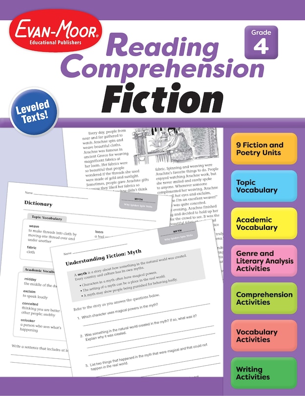 Front cover_Reading Comprehension: Fiction, Grade 4 Teacher Resource