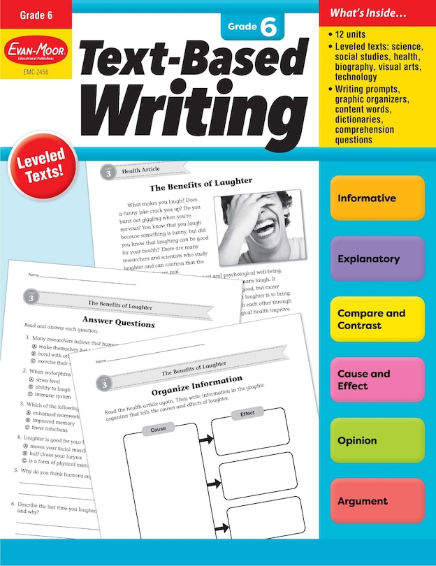 Front cover_Text-Based Writing, Grade 6 Teacher Resource