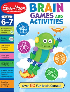 Front cover_Brain Games and Activities, Age 6 - 7 Workbook