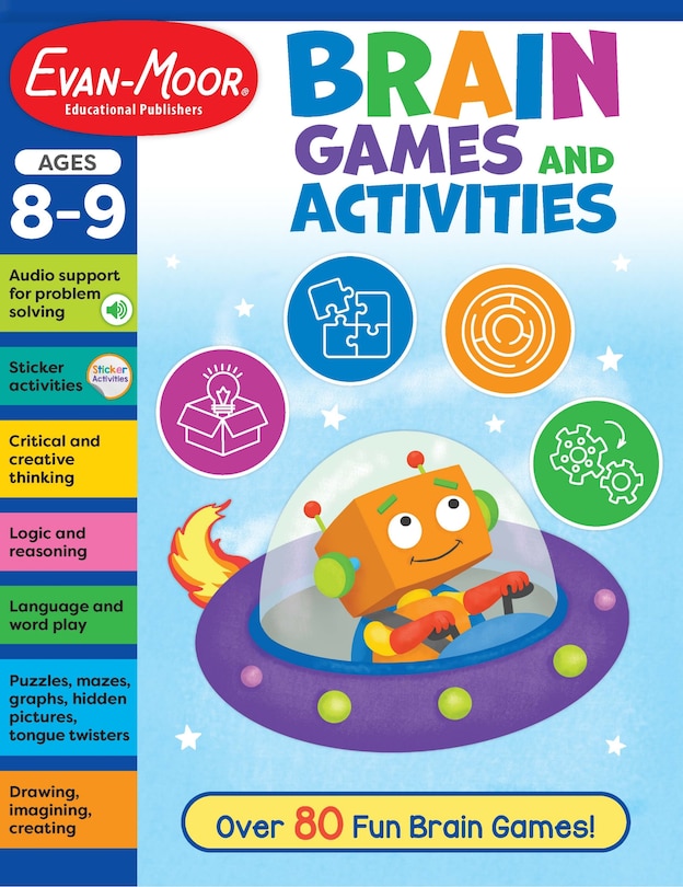 Couverture_Brain Games and Activities, Age 8 - 9 Workbook