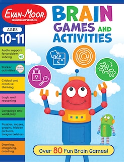 Front cover_Brain Games and Activities, Age 10 - 11 Workbook