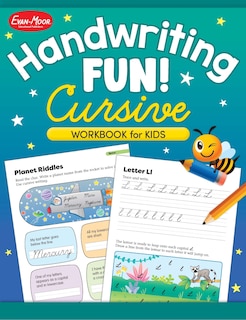 Front cover_Handwriting FUN! Cursive, Grade K - 6 Workbook