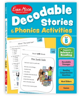 Front cover_Decodable Stories and Phonics Activities, Level B, Grade 1 - 2 Workbook