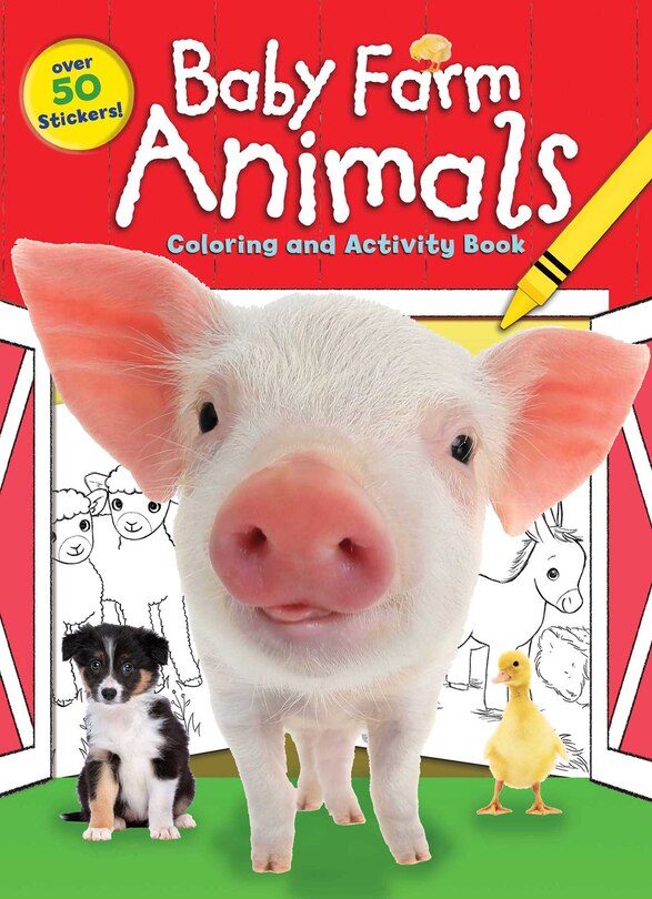 Couverture_Baby Farm Animals Coloring And Activity Book