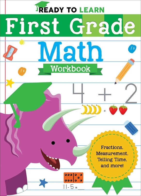 Front cover_Ready to Learn: First Grade Math Workbook