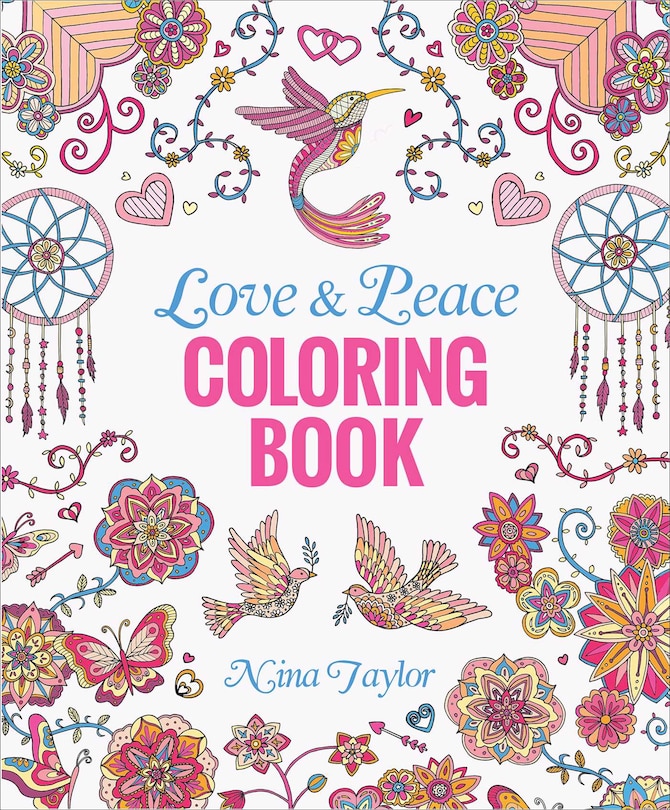 Front cover_Love & Peace Coloring Book