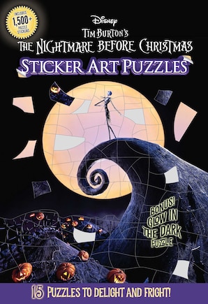 Disney Tim Burton's The Nightmare Before Christmas Sticker Art Puzzles