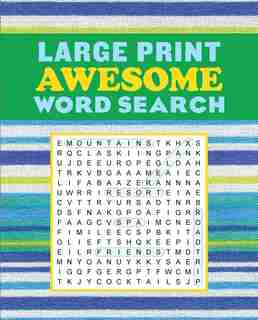 Large Print Awesome Word Search by Editors Of Thunder Bay Press
