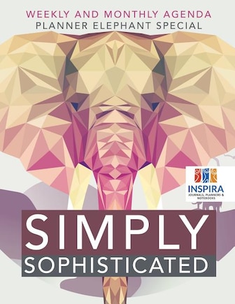 Simply Sophisticated Weekly and Monthly Agenda Planner Elephant Special